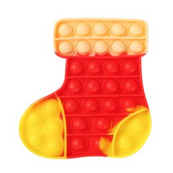 Christmas Socks Pop Bubble Fidget Toys For Kids