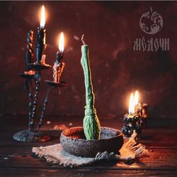 Candle Mold / Resin Mold / Soap Mold : “Master’s broom”