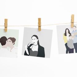 custom digital illustrations