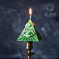 Mold For Candles Eye Pyramid “all Seeing Eye”