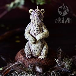 Mold Of Bear , Candle Bear, Totem Bear , Totem Animals, Magic Candles, Silicone Mold For Candles, Mold For Soap