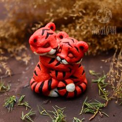 Tiger mold, symbol 2022, New Years molds, mold for candles, soap, resin