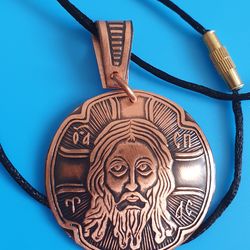Christ the Savior copper pendant antibacterial material free shipping