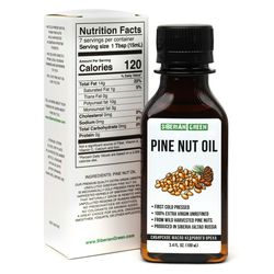 100% Siberian PINE NUT OIL Extra Virgin Unrefined First Cold-Pressed 100 ml