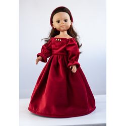 Paola Reina doll dress, Dianna Effner Little Darling clothes, 13 inch doll clothing, 32 cm dolls, waist 13 - 14,5 cm