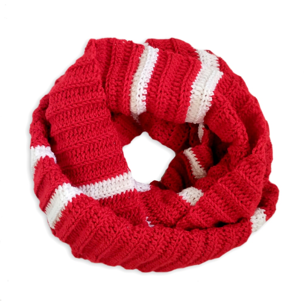Infinity crochet scarf pdf pattern