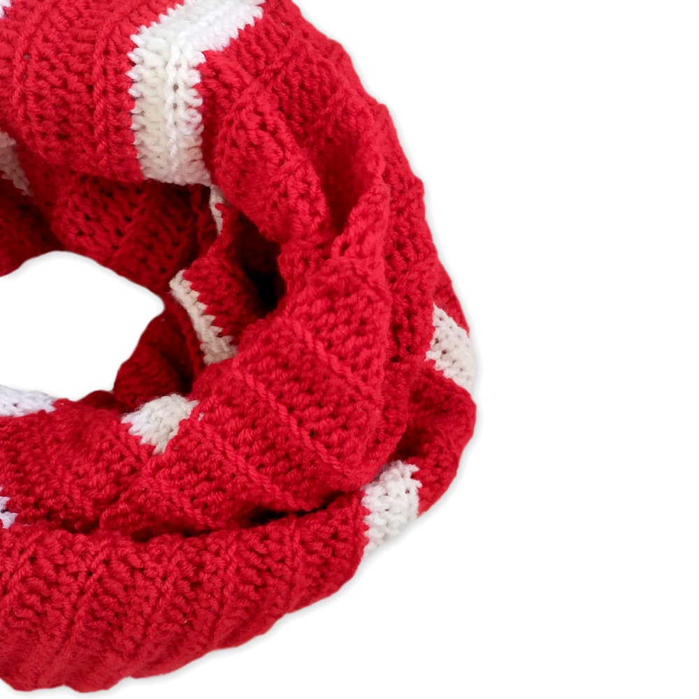 Infinity crochet scarf pdf pattern
