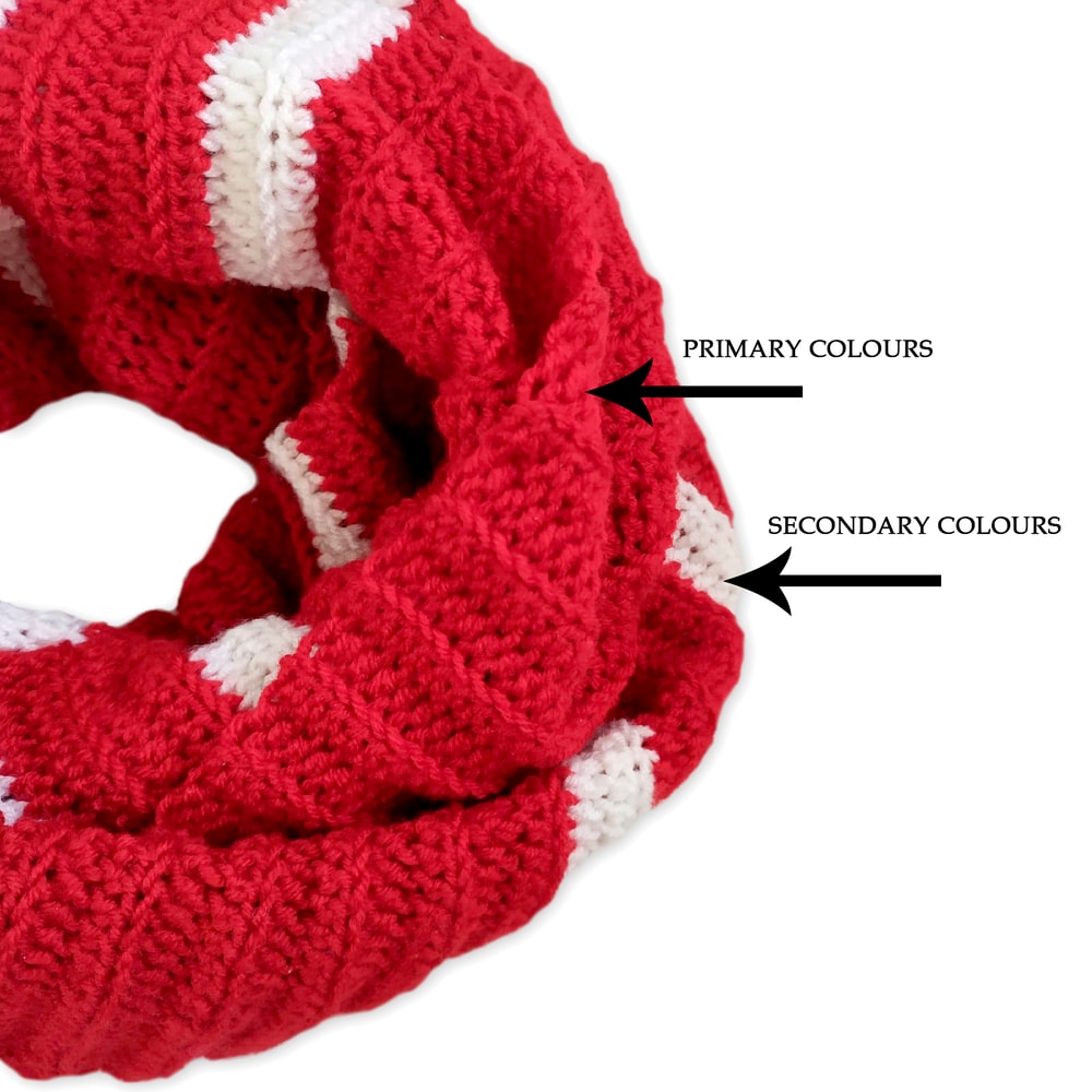 Infinity crochet scarf pdf pattern