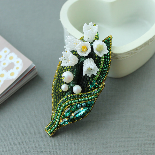 Lily-of-the-Valley-Brooch-Handmade-1