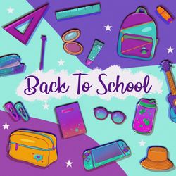 Back To School Clipart, School Supplies PNG, High School Illustrations