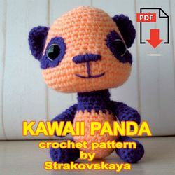 PATTERN: Kawaii style Panda crochet pattern