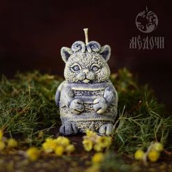 Candle Mold / Resin Mold / Soap Mold : “Magic cat”