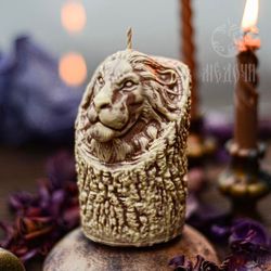 Candle Mold / Resin Mold / Soap Mold : "Lion’s totem"