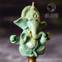 Mold of "Ganesha", Candle Ganesh, Silicon mold for candles.
