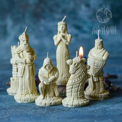 series fantasy "Middle Ages", silicone molds for candles, resin, soap