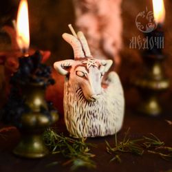 devil’s goat silicone mold for candles/ resin/ soap