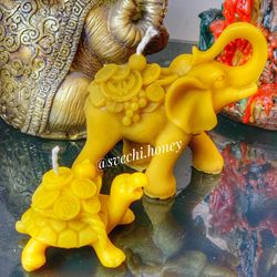 Silicone molds Feng Shui, «Money Elephant", "Money Turtle", Magic Candles, Molds for Candles, Resin