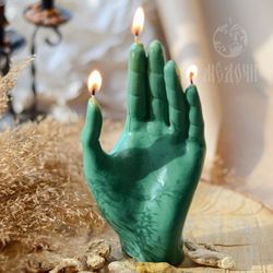 Candle Mold / Resin Mold / Soap Mold : "The Palm"