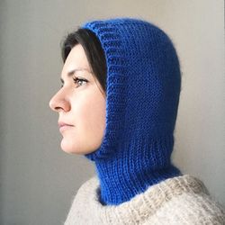 cashmere merino wool hand knitted balaclava