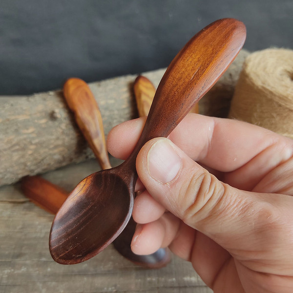 Handmade wooden spoon for kids - 02