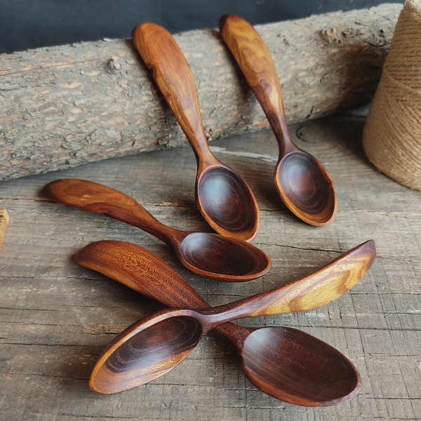 Handmade wooden spoon for kids - 06