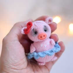 pig car accessories, piggy gift home decor, mini pig lover toy, piglet car decor for mom Mothers day gift