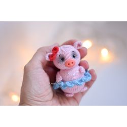 pig car accessories, piggy gift home decor, mini pig toy, piglet car decor for mom