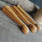 Handmade set of wooden measuring spoons from natural birch wood - 05