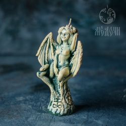 Lilith - Devil Woman , Temptress - Silicone Mold For Candles, Resin, Plaster