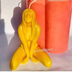 Naked woman silicone mold for candle