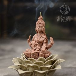 The Goddess Lakshmi, Mold for candles, resin, gypsum or soap. Hinduism, Feng Shui Molds, chakras Mold, Goddess of love