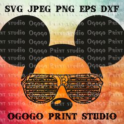 Mickey Mouse SVG, Mandala svg, Cartoon Character, Zentangle SVG, Handmade