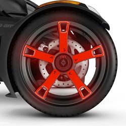 BRP Can-Am Ryker Wheel Decals (3D reflective and fluorescent)