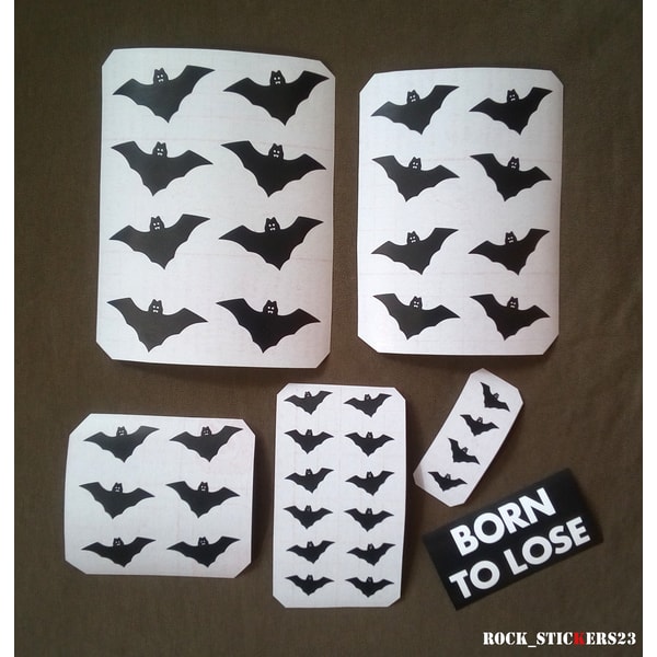 Billy Bat Sticker Billy Corgan bat strat BORN TO LOSE stickers Smashing Pumpki | Inspire ...