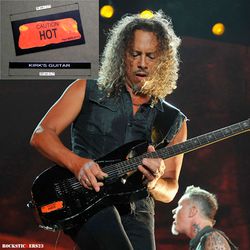 Kirk Hammett Caution HOT stickers guitar vinyl decal ESP KH-2