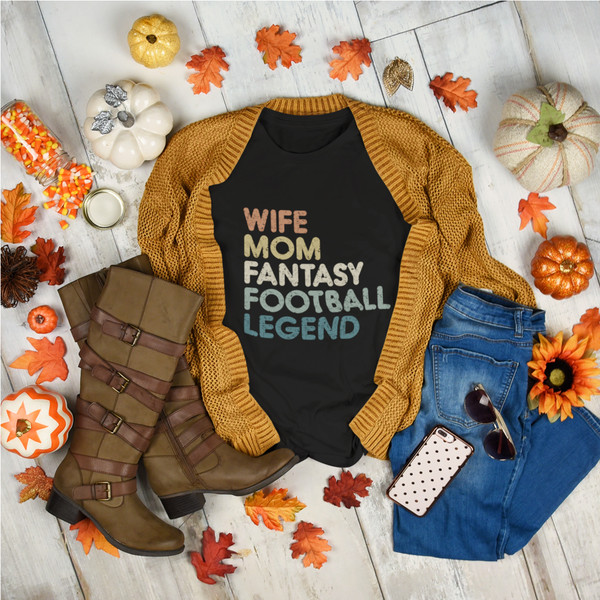 Womens Wife Mom Fantasy Football Legend Funny Gift.jpg