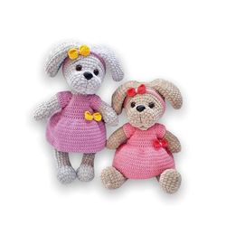 crochet dog pattern, amigurumi pattern, crochet animals, crochet patterns