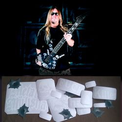 Jeff Hanneman Killer guitar vinyl stickers ESP Slayer metal band signature decal