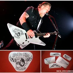 Guitar stickers Papa Het vinyl decal James Hetfield ESP Explorer MX250