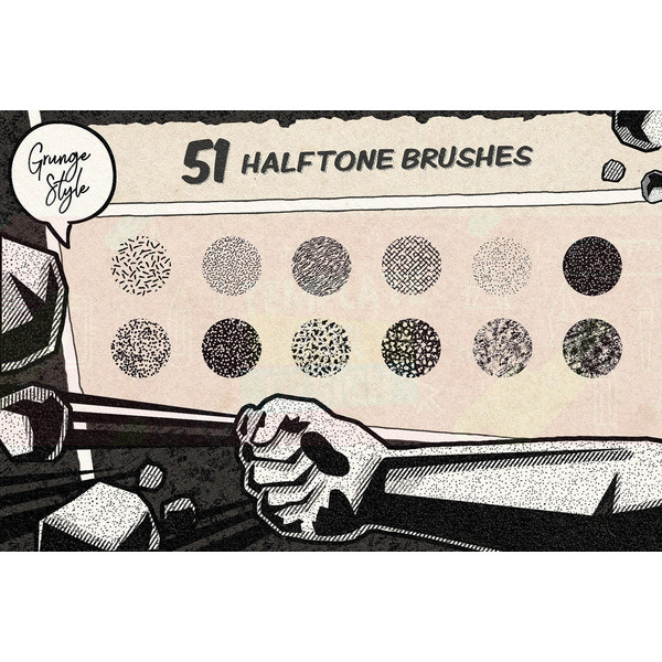 Vintage Comic Halftone Procreate Brushes (7).jpg