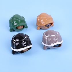set of 4 turtle shaped squishy toy