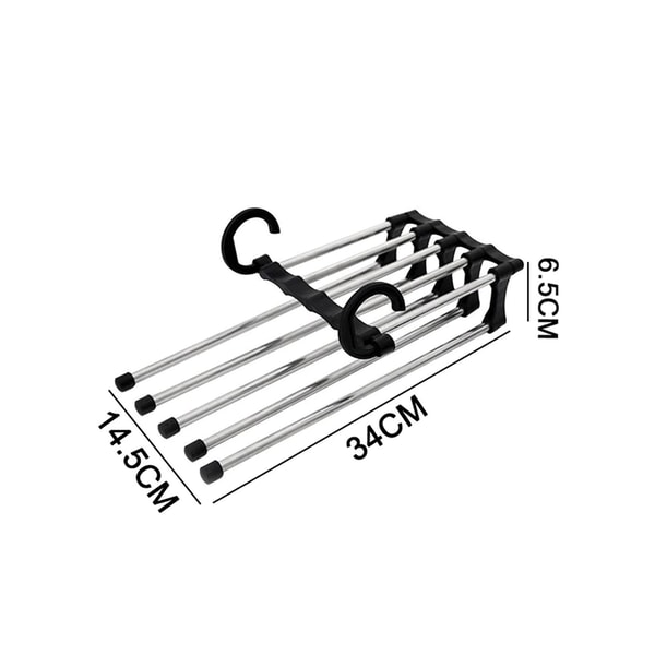 5 Layered Closet Organizer Anti-Rust Rack - Inspire Uplift
