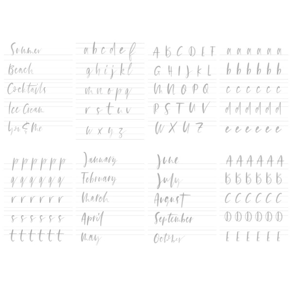 Procreate Hand Lettering Kit\ Procreate Stamp\ procreate bru - Inspire ...