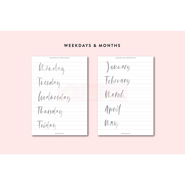 Procreate Hand Lettering Kit\ Procreate Stamp\ procreate bru - Inspire ...