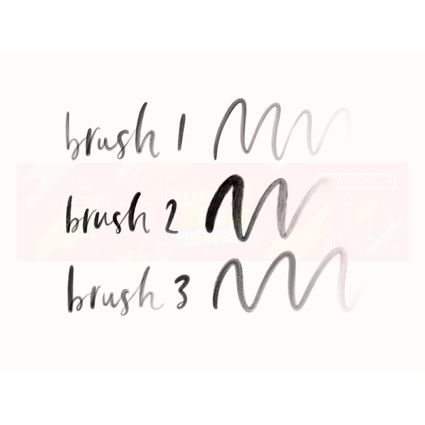 Procreate Hand Lettering Kit\ Procreate Stamp\ procreate bru - Inspire ...