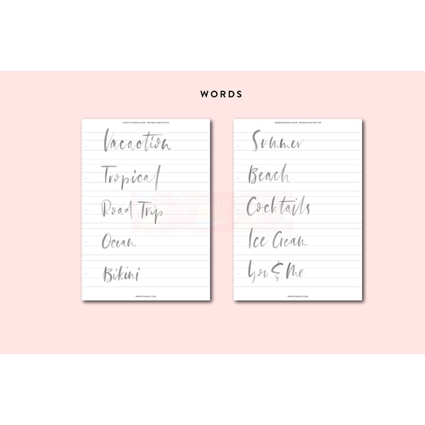 Procreate Hand Lettering Kit\ Procreate Stamp\ procreate bru - Inspire ...