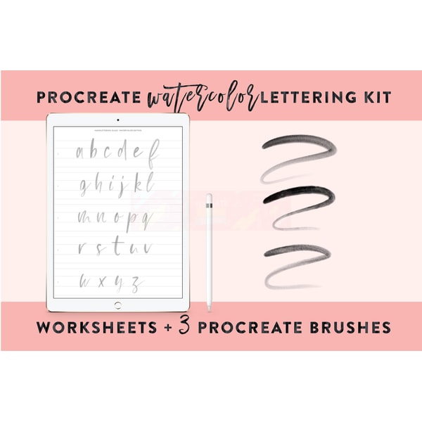 Procreate Hand Lettering Kit\ Procreate Stamp\ procreate bru - Inspire ...