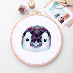 Baby Penguin Cross Stitch Pattern