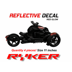 BRP Can Am RYKER REFLECTIVE DECAL STICKER