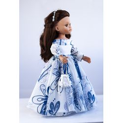 Dianna Effner Little Darling dress, exclusive clothes for 13 inch doll, Paola Reina outfit, 32 cm doll, waist 13 - 14.5